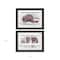 Homeroots Set Of Two Farm Christmas Black Framed Print Wall Art, 2PK 407078 - alternate 4