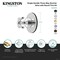 Kingston Brass Single-Handle Six-Way Diverter Valve with Round Trim Kit, Matte Black KS4030TX - alternate 2