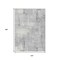 Homeroots 10' X 14' Gray And Silver Geometric Washable Indoor Outdoor Area Rug 618594 - alternate 9