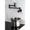 Kingston Brass Wall Mount Pot Filler Faucet, Oil Rubbed Bronze KS8105CG - alternate 6