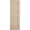Ekena Millwork Rustic Two Equal Louver Rough Sawn Faux Wood Shutters (Per Pair), Primed Tan, 12"W x 68"H SHULV12X68RSPR - alternate 17