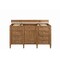 James Martin Vanities Brittany 60" Single Vanity, Saddle Brown, w/ 3 CM Tajnar Eclos Top w/FreePower Wireless Charger 650-V60S-SBR-FTJR - alternate 8