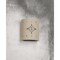 Luxury Lighting Asavva 8.5 in Tall Starburst Ceramic Outdoor Wall Light, Cottonwood Paint Finish, 2PK (2) 409-36-CW-ud-7-17 - alternate 3