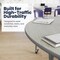 Flash Furniture Commercial Adjustable Height Kidney Activity Table with Locking Casters-LTGY XU-A4872-KIDNY-LTGRY-T-A-CAS-GG - alternate 9