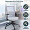 Leisuremod Ingram Office Task Chair with Adjustable Armrests and Swivel and Tilt, White/White IO20W-C - alternate 10