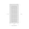 Vdomdoors Solid French Door 24 x 96in, Light Grey Oak W/ Frosted Glass, Single Regular Panel Frame Trims Handle SETE6933ID-OAK-2496 - alternate 9