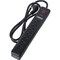 Do It Best 7-Outlet 1500J Black Computer Phone Or Fax Surge Protector Strip with 4 Ft. Cord LTS-7PC-B/A14 - alternate 2