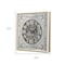 Homeroots 24" Square Gold and Silver Wood and Mirror Exposed Gear Wall Clock 485984 - alternate 4