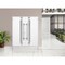 Vdomdoors Steel Double Doors Deux 1713 White Enamel Stainless Inserts Single Modern Painted DEUX1713DEXD-BEM-RH-W72 x H80 - alternate 6
