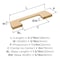 Amerock Angle 3 inch (76mm) Center-to-Center Champagne Bronze Cabinet Pull, 10PK 10VMP37299CZ - alternate 4