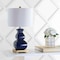Jonathan Y Vienna 25.5" Ceramic LED Table Lamp, Navy/Gold JYL3049A - alternate 6