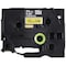 Brother Label, Black/Yellow, Labels/Roll: Continuous HGE6515PK - alternate 1