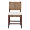 Bali & Pari Alise Handwoven Seagrass Dining Chair with Mahogany Wood Frame - Woven Back and Seat, Earthy Brown 259-14245-ZORO - alternate 8