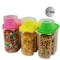 Basicwise Small BPA-Free Food Storage Containers with Lid -  in Green, Pink, and Yellow, PK3 QI003216.3S - alternate 1