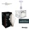Bulbrite 4WLED BEEHIVE SHAPED GRAND, 2200K FILAMENT W/ WHITE MARBLE PENDANT, WHITE STRING 810176 - alternate 12