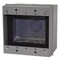 Sigma Engineered Solutions New Work 16 cu in Square Metallic Extension Ring Gray 14323 - alternate 5