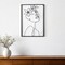 Homeroots 20" X 14" Black Metal Abstract Female Face Hanging Dimensional Sculpture 574023 - alternate 7