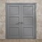 Sartodoors Interior Solid French Double Doors 60 x 96 inches, Ego 5010 Painted Grey Oak, Wood Interior Solid EGO5010DD-SEK-6096 - alternate 5