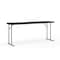 Flash Furniture 18 W, 70.8 L, 29 H, Metal, Plastic, Plastic: Polyethylene Top, Black RB-1872-BK-GG - alternate 1