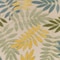 Homeroots 9' X 12' Green Yellow Blue Ivory And Dark Green Palm Leaf Indoor Outdoor Area Rug 548111 - alternate 8