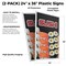 Signmission Sushi, Plastic Signs Only 24 Inch x 36 Inch, Corrugated Plastic, 2PK CSB-2436-2PACK-Sushi - alternate 2