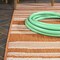 Jonathan Y Castara Wavy Stripe Modern Orange/Cream 5 ft. x 8 ft. Indoor/Outdoor Area Rug SMB205B-5 - alternate 8