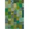 Homeroots 50" X 70" Green Patchwork Silk Quilted Kantha Throw Blanket with Embroidery 516588 - alternate 7