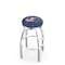 Holland Bar Stool Co 36" Chrome Columbus Blue Jackets Swivel Bar Stool, Accent Ring L8C2C36ColBlu - alternate 1
