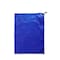 Chief Clean Collapsible black powder coated steel bag stand with royal blue nylon 30"x40" bag with draw string BAGSTAND/BAG/ROYAL - alternate 2