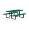 Leisure Craft Rectangle Portable Picnic Table, Green, 6 ft L T6XPP-GREEN - alternate 6