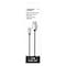 Powerzone Lightning Charging Cable, Braided Cable  Aluminum, Black  White Braided Cable, 6 ft L KL-029X-2M-LIGHT - alternate 3