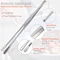 A2Z Scilab BBQ Tweezers, Wide Blunt Serrated Jaws, 12 Inch, Stainless Steel Tongs A2Z-ZR1058 - alternate 4