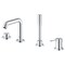 Grohe Essence New Ohm Trimset Bath 4-H U-Spout 1957800A - alternate 4