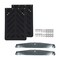 Mytee Products Semitruck Mud Flap & Weight Kit - 2PK 24inx36inMud Flap & 2PK 4inx24inChrome Weights, 2PK MUDFLAP-36-CR-KIT - alternate 1