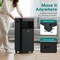 Serenelife 10,000 BTU Portable Air Conditioner, 115V Compact Room Air Conditioner with Dehumidifier & Fan SLPAC19B - alternate 5