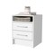 Homeroots 20" White Wood Two Drawer Nightstand 534901 - alternate 10