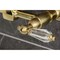 Kingston Brass Two-Handle Wall Mount Bridge Kitchen Faucet, Brushed Brass KS2447WLL - alternate 6