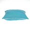 Homeroots 16" Aqua Cotton Throw Pillow with Scalloped Edges 529318 - alternate 5