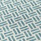 Homeroots 8' Teal Blue And Ivory Round Geometric Washable Indoor Outdoor Area Rug 614781 - alternate 8
