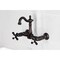 Kingston Brass Two-Handle Wall Mount Bridge Kitchen Faucet, Oil Rubbed Bronze KS2445AX - alternate 2