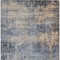 Homeroots 9' X 12' Denim Blue And Tan Abstract Washable Indoor Outdoor Area Rug 606144 - alternate 8