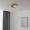 Vidalite Sovev Wall Sconce with Rattan and Opal Glass Shade, Brushed Brass Flush Mount Canopy CE1009211 - alternate 7