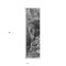Homeroots 8' Runner Black Gray and White Abstract Washable Non Skid Indoor Outdoor Runner Rug 559443 - alternate 9