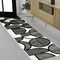 Jonathan Y Nordby High-Low Geometric Arch Scandi Striped Black/White 2 ft. x 8 ft. Runner Rug SCN104G-28 - alternate 1