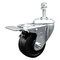 Service Caster 3 Inch SS Soft Rubber 3/8 Inch Threaded Stem Caster with Total Lock Brake SCC SCC-SSTSTTL20S314-SRS-381615 - alternate 1