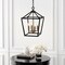 Jonathan Y Pagoda 12" 4-Light Classic Traditional Metal Cage Lantern LED Pendant, Oil Rubbed Bronze/Brass Gold JYL7436D - alternate 12