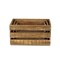 Homeroots Set of Three Brown Solid Wood Crate, 3PK 487685 - alternate 6