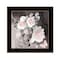 Homeroots Noir Roses IV 1 Black Framed Print Wall Art 416097 - alternate 1