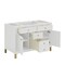 James Martin Vanities Chicago 48" Single Vanity, Glossy White, w/ 3 CM Siberian Silestone Top 503-V48-GW-3SFR - alternate 7