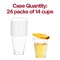 Smarty Had A Party 8 oz. Clear Square Plastic Cups (336 Cups), 336PK 6953-CASE - alternate 10